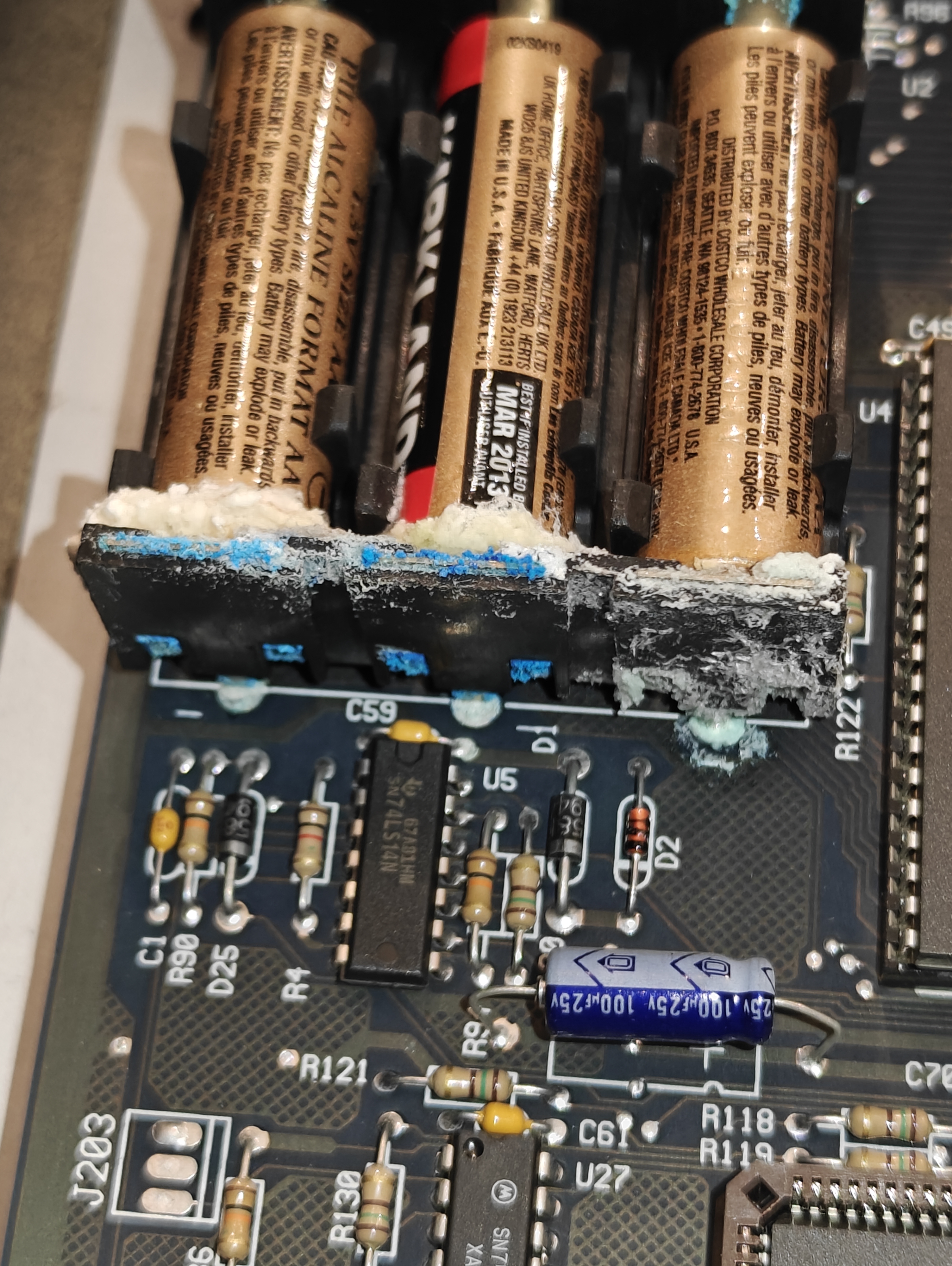 Battery corrosion