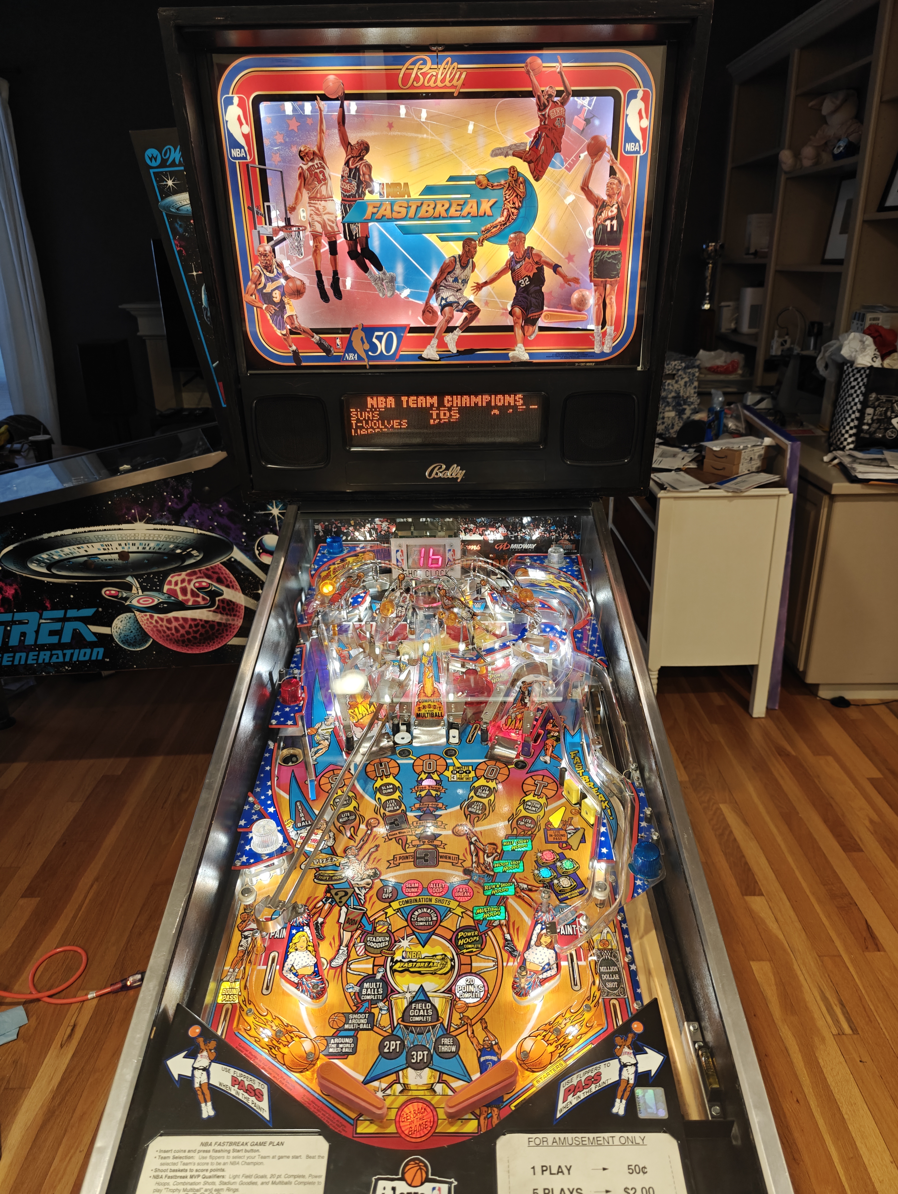 NBA Fastbreak after restoration