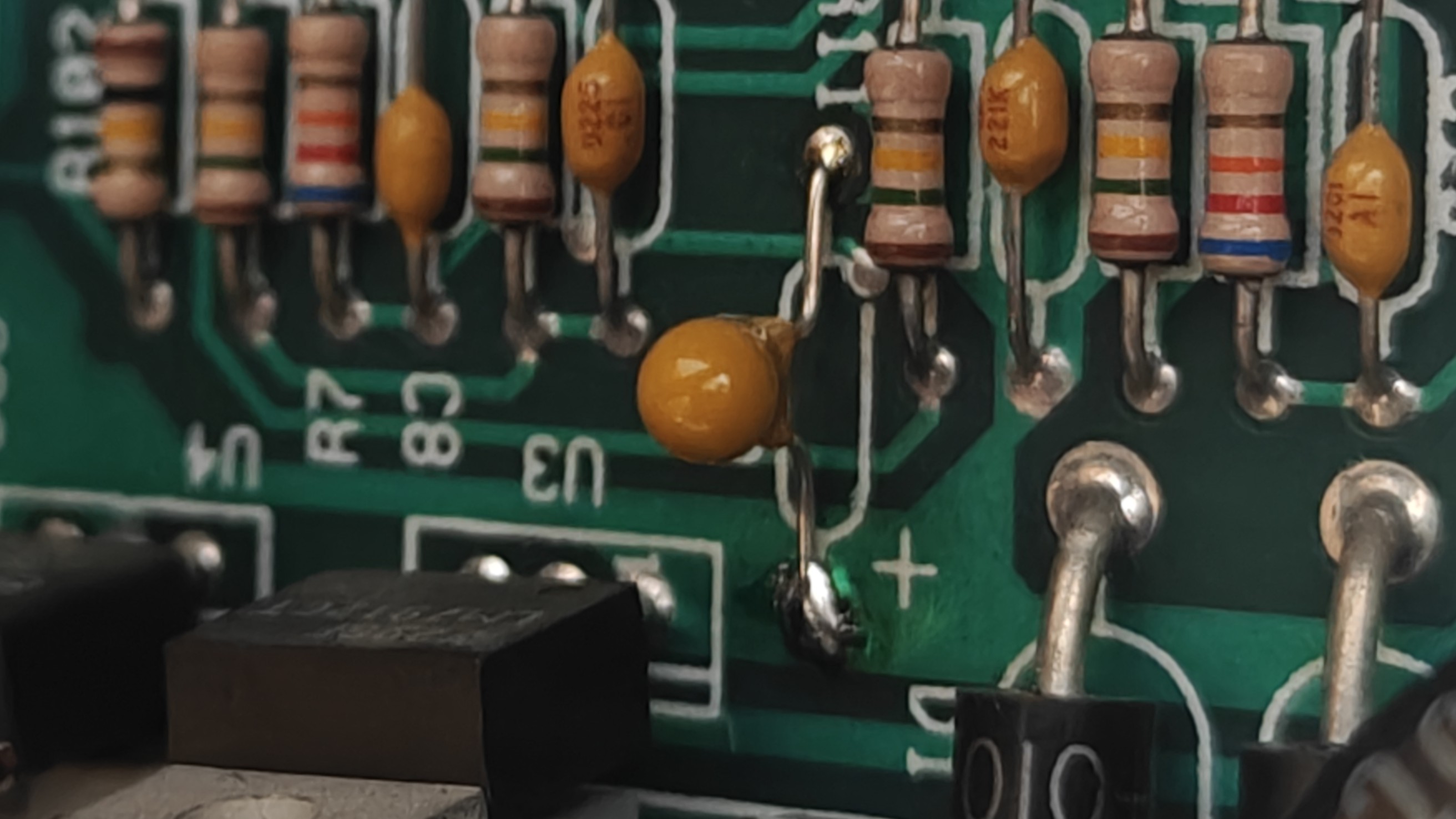Replaced tantalum capacitor